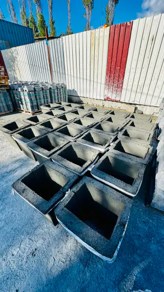 Düşüm Oluğu — üretim sahasında stok görünümü