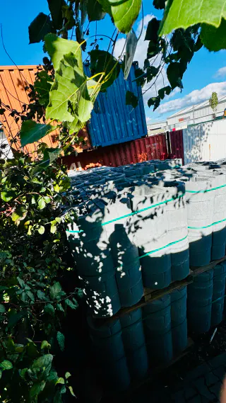 Memiş Beton Elemanları üretim ve stok sahası — üretim ve stok sahası genel görünümü