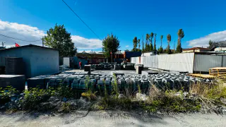 Memiş Beton Elemanları üretim ve stok sahası — üretim ve stok sahası genel görünümü